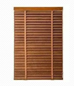 宜家实木椴木百叶窗帘